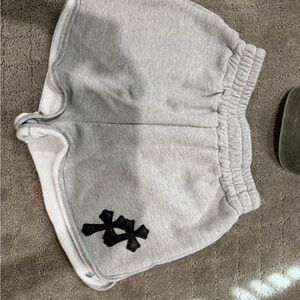 Chrome Hearts Gray Athletic Shorts